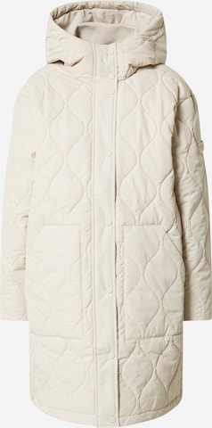 TOM TAILOR DENIM Between-Seasons Coat in Beige: front