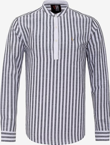 By Diess Collection Regular fit Overhemd in Grijs: voorkant