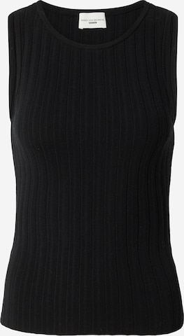 ABOUT YOU x Marie von Behrens Knitted Top 'Anna' in Black: front