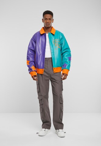 Karl Kani - regular Pantalón cargo en gris: frente