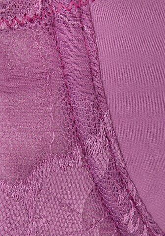 LASCANA Koszulkowy Biustonosz w kolorze fioletowy