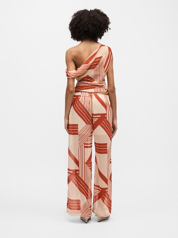 TOPSHOP Wide Leg Housut 'NOEL' värissä ruskea