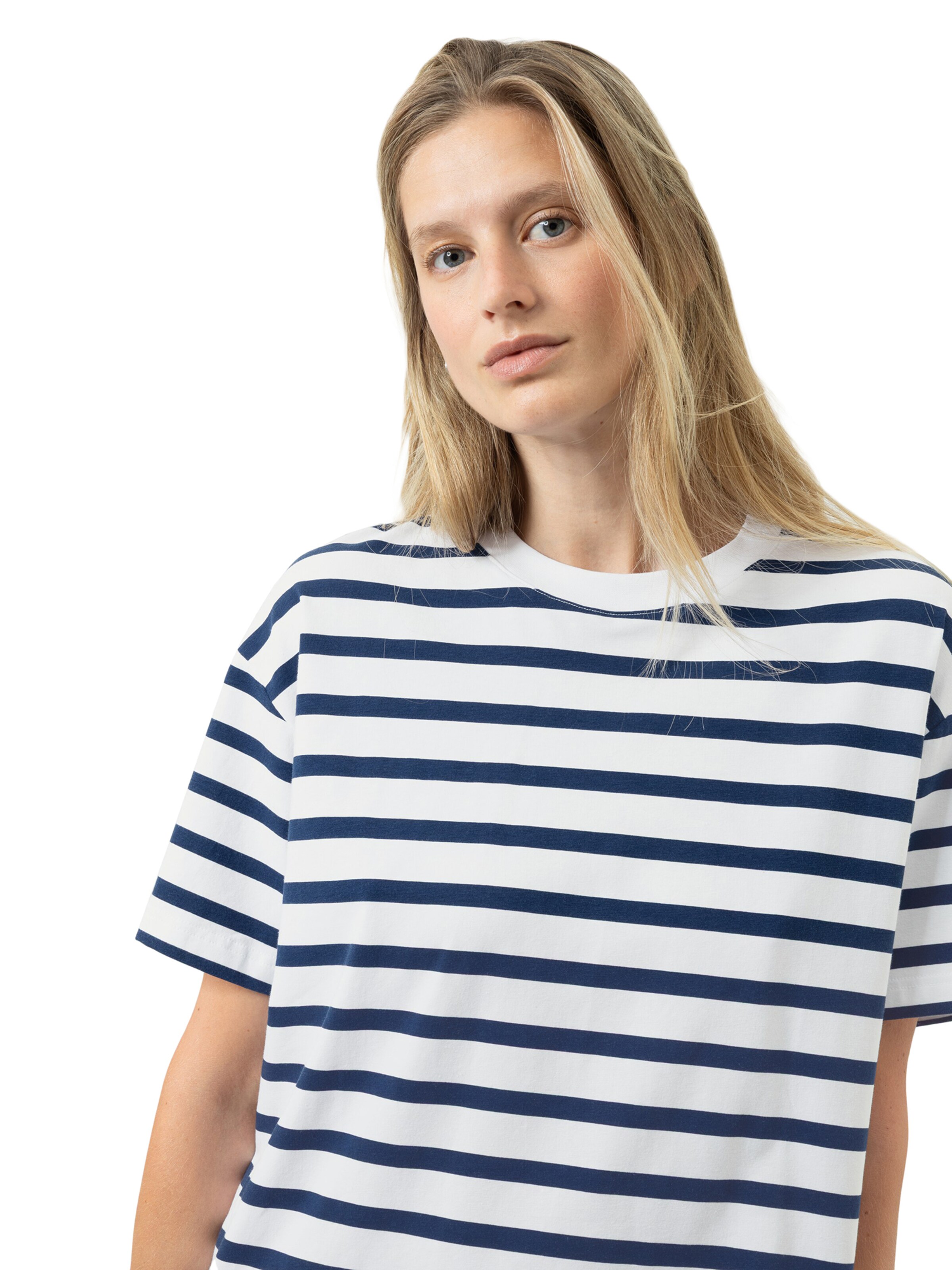 Mey Shirt 'Breezy Stripes' in Blue