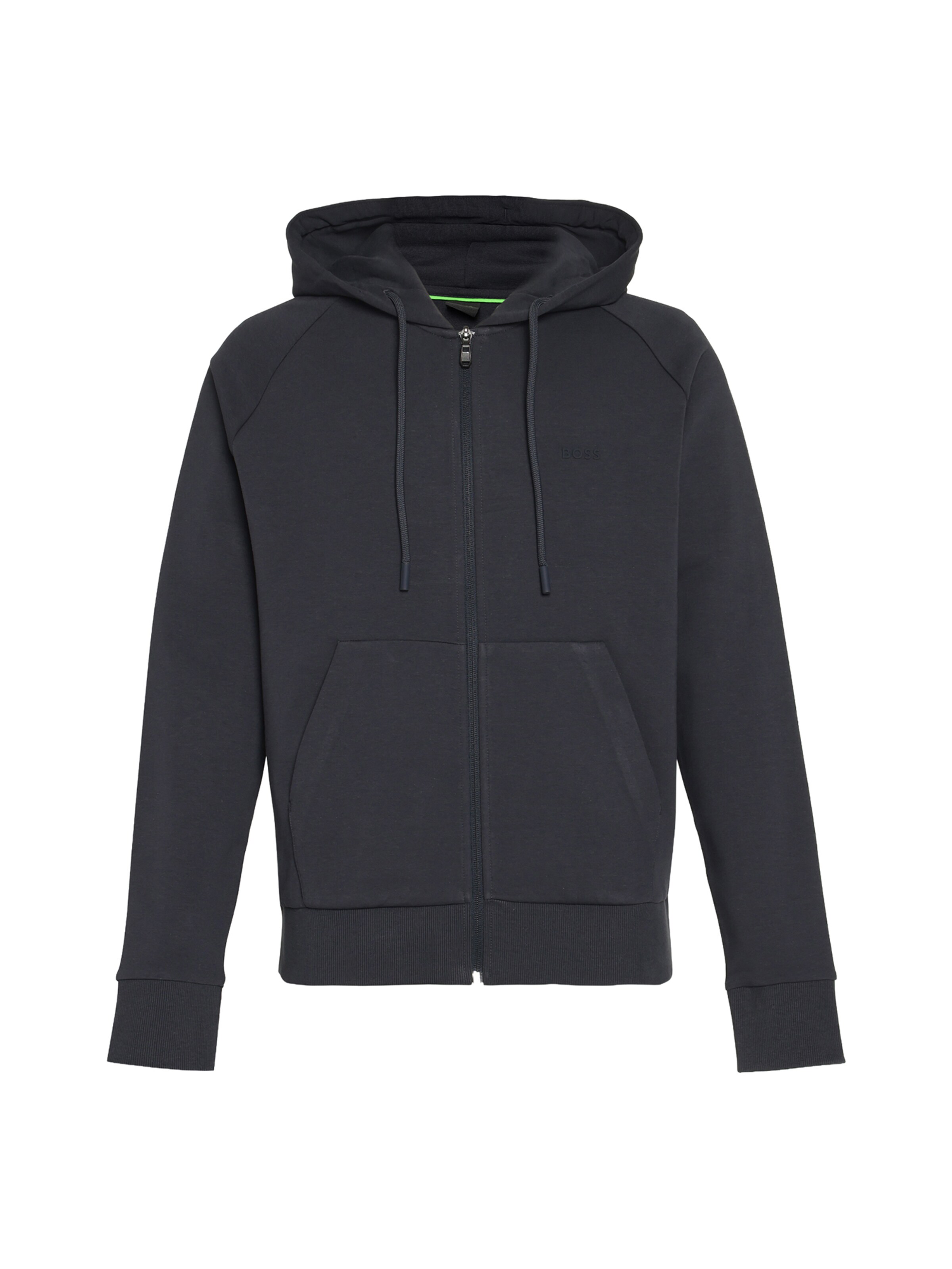 BOSS Sweat jacket 'Saggy' in Blue: front