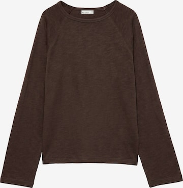 Pull&Bear Shirt in Bruin: voorkant
