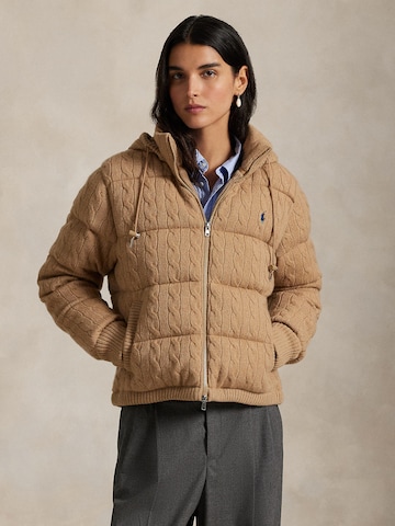 Veste mi-saison Polo Ralph Lauren en beige : devant