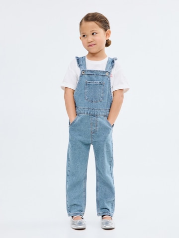 MANGO KIDS Regular Dungarees 'EMILLE' in Blue: front