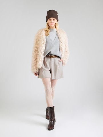 Wide Leg Pantalon à pince 'ONLLinda' ONLY en gris