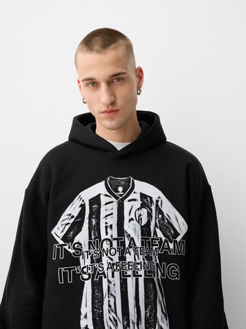 Bershka Sweatshirt i sort