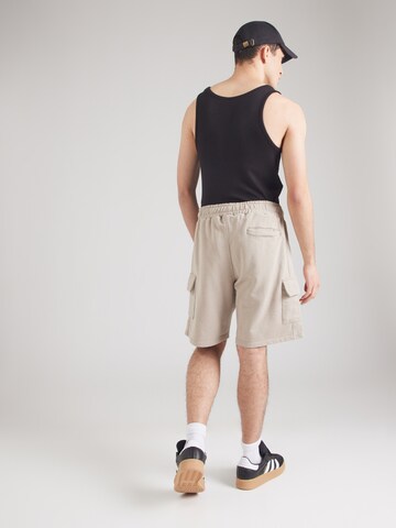 Regular Pantalon cargo 'LEYTON' Pegador en gris
