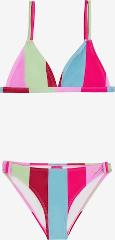 PROTEST Triangle Bikini 'PRTABBY JR' in Pink: front