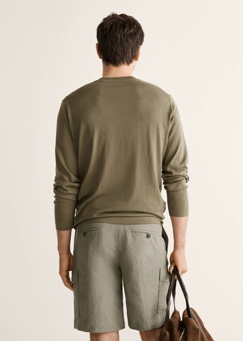 MANGO MAN Sweater 'Sun' in Green