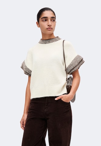 YAS Sweater 'YASTELO' in Beige