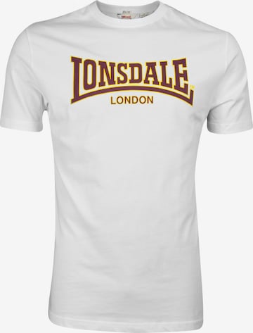 LONSDALE Shirt 'Classic' in Weiß: Vorderseite