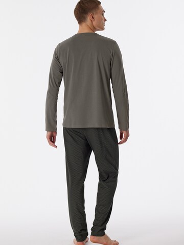 SCHIESSER - Pijama largo en gris