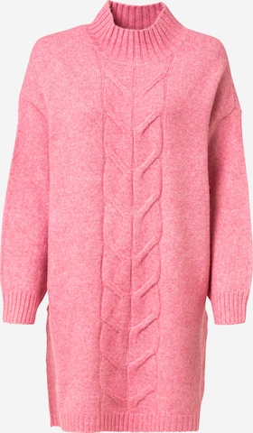 Robes en maille 'MICA' ONLY en rose : devant