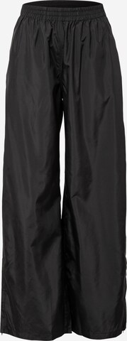 WEEKDAY Zvonové kalhoty Kalhoty 'Denali' – černá: přední strana