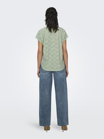 ONLY T-Shirt 'SMilla' in Grün