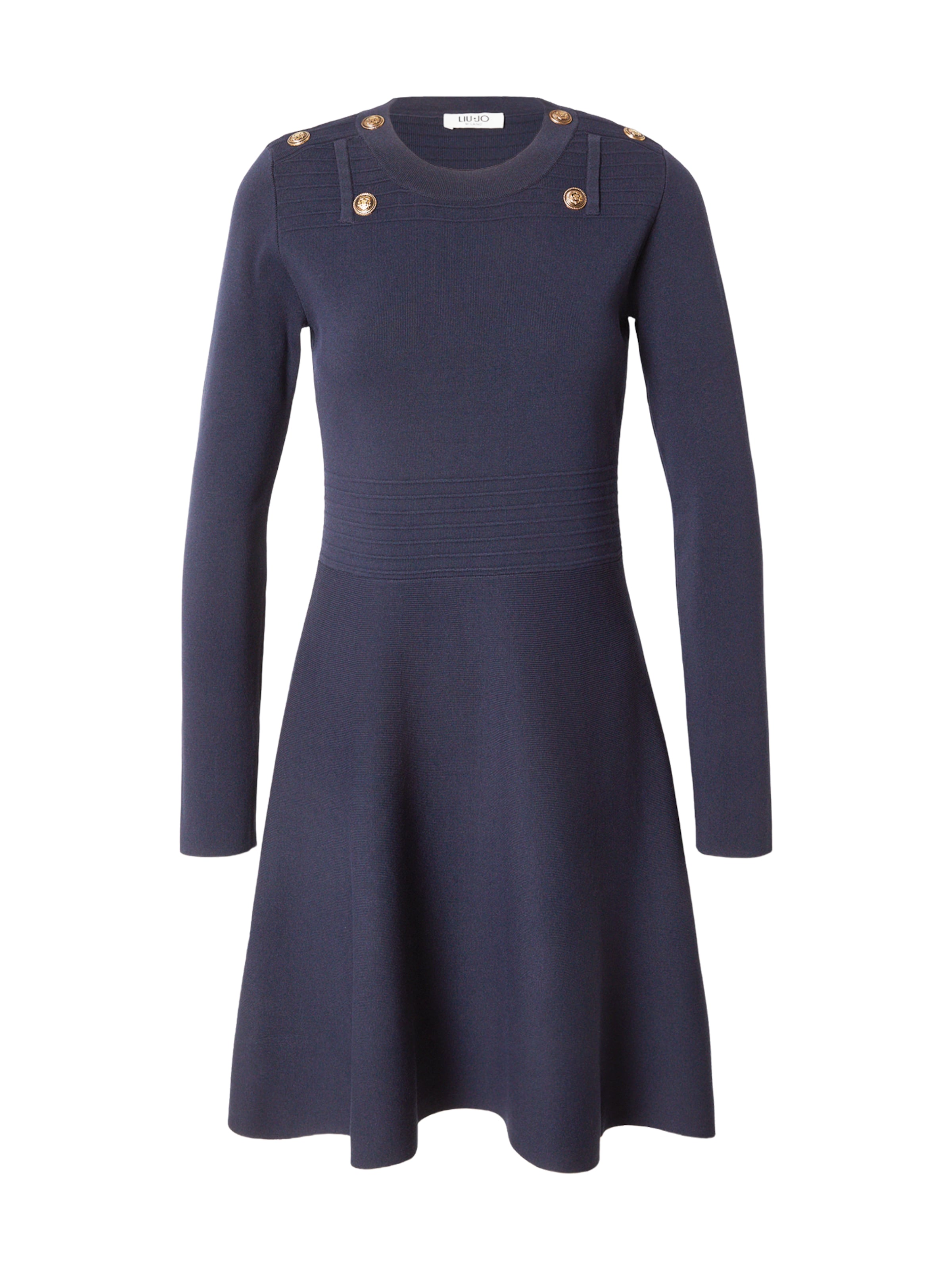 Liu Jo - Vestido de punto en azul: frente