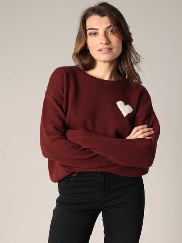 Deeluxe Trui 'Adonis' in Rood: voorkant