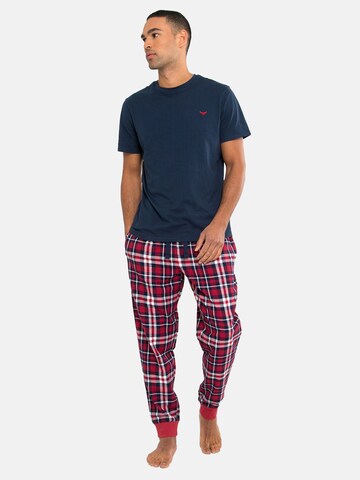 Threadbare Long Pajamas 'Everest' in Blue: front