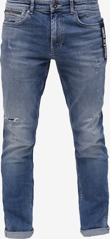 Miracle of Denim Slimfit Jeans in Blauw: voorkant