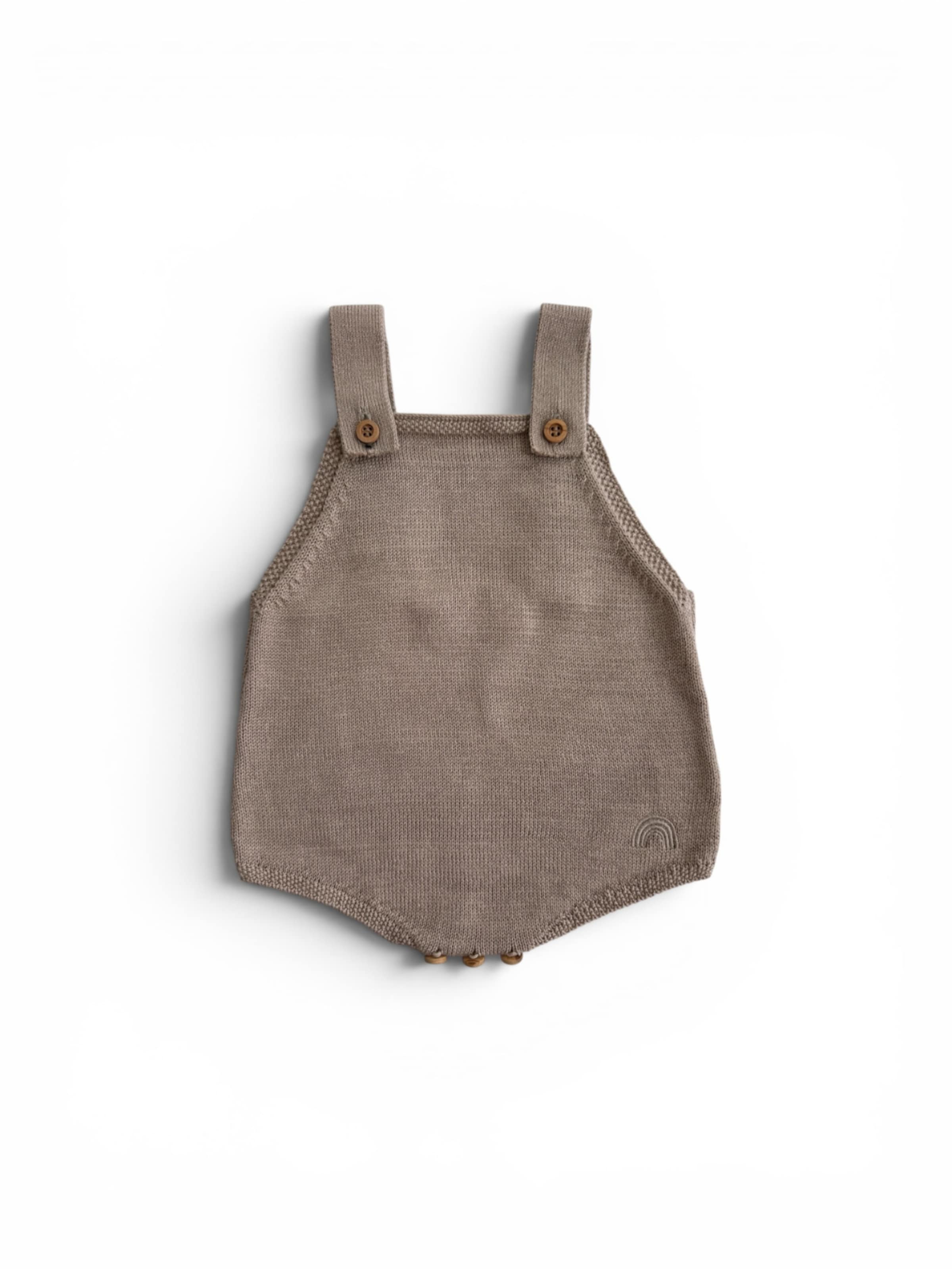 KURTI & FRIEDA Regular Overalls 'Knit' in Beige: front