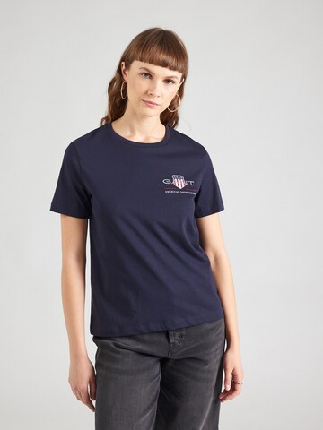GANT T-Shirt in Blau: Vorderseite