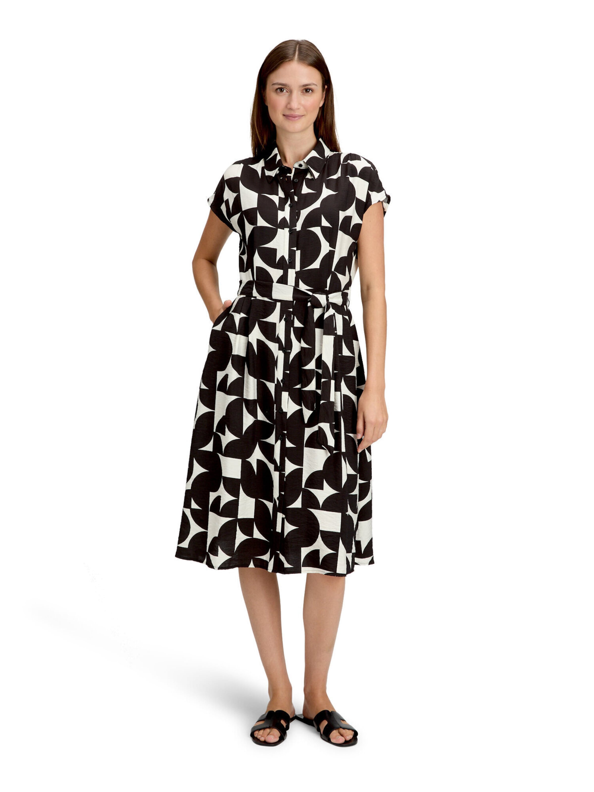 Robe d’été Betty & Co en noir : devant