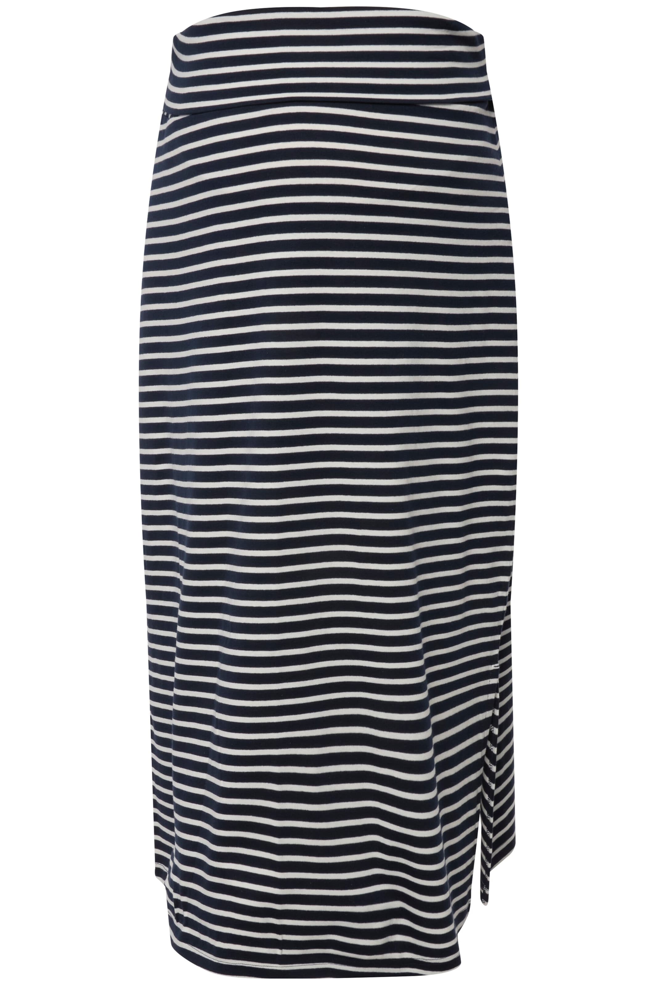 Ulla Popken Rock in Blau: Vorderseite