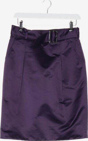 BURBERRY Skirt in XXS in Purple: front