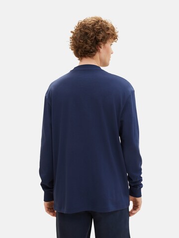 TOM TAILOR DENIM Sweatshirt in Blau