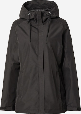 ICEPEAK - Casaco outdoor 'ADENAU' em preto: frente