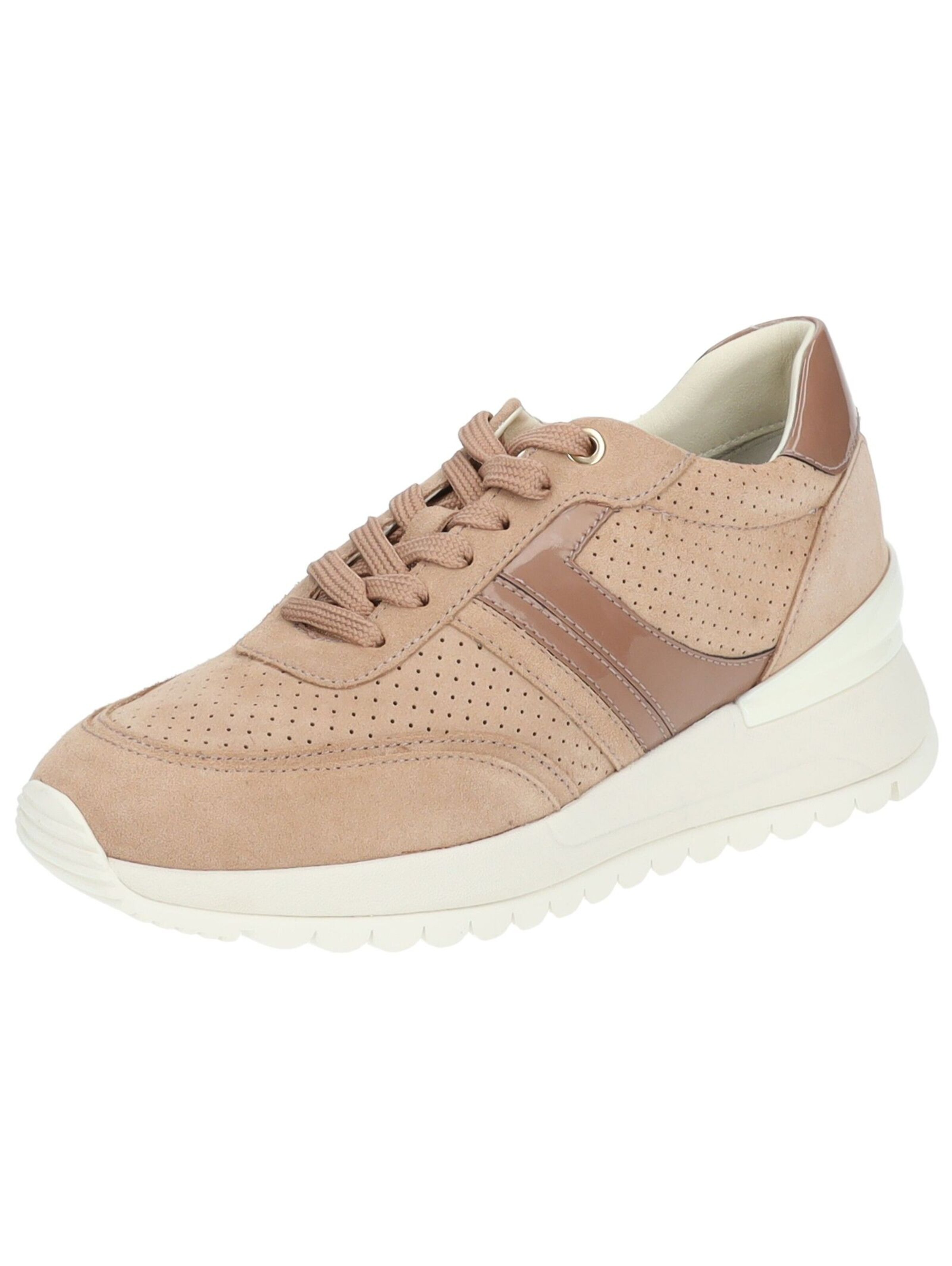Baskets basses GEOX en rose : devant