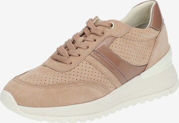 Sneaker bassa di GEOX in rosa: frontale