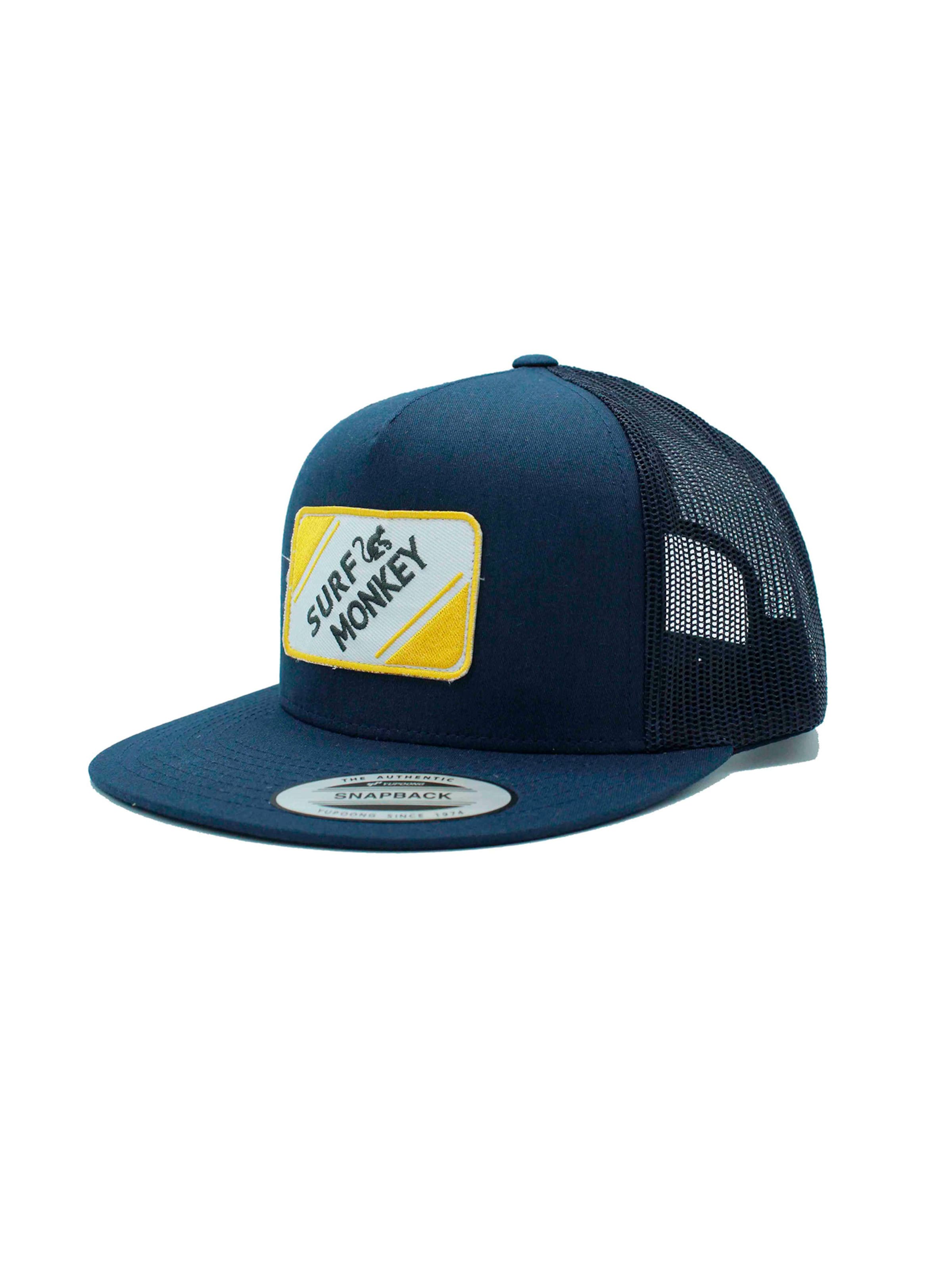 Casquette de sport Surf Monkey en jaune : devant