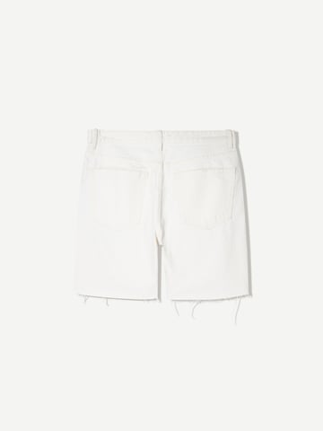 Bershka Loosefit Jeans in Wit