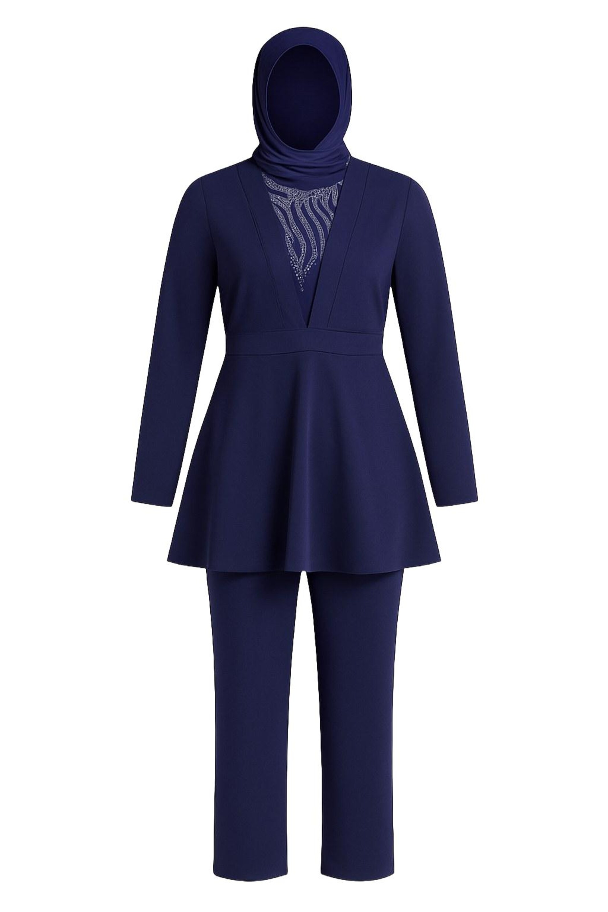 MODAMIHRAM Pantsuit in Blue: front