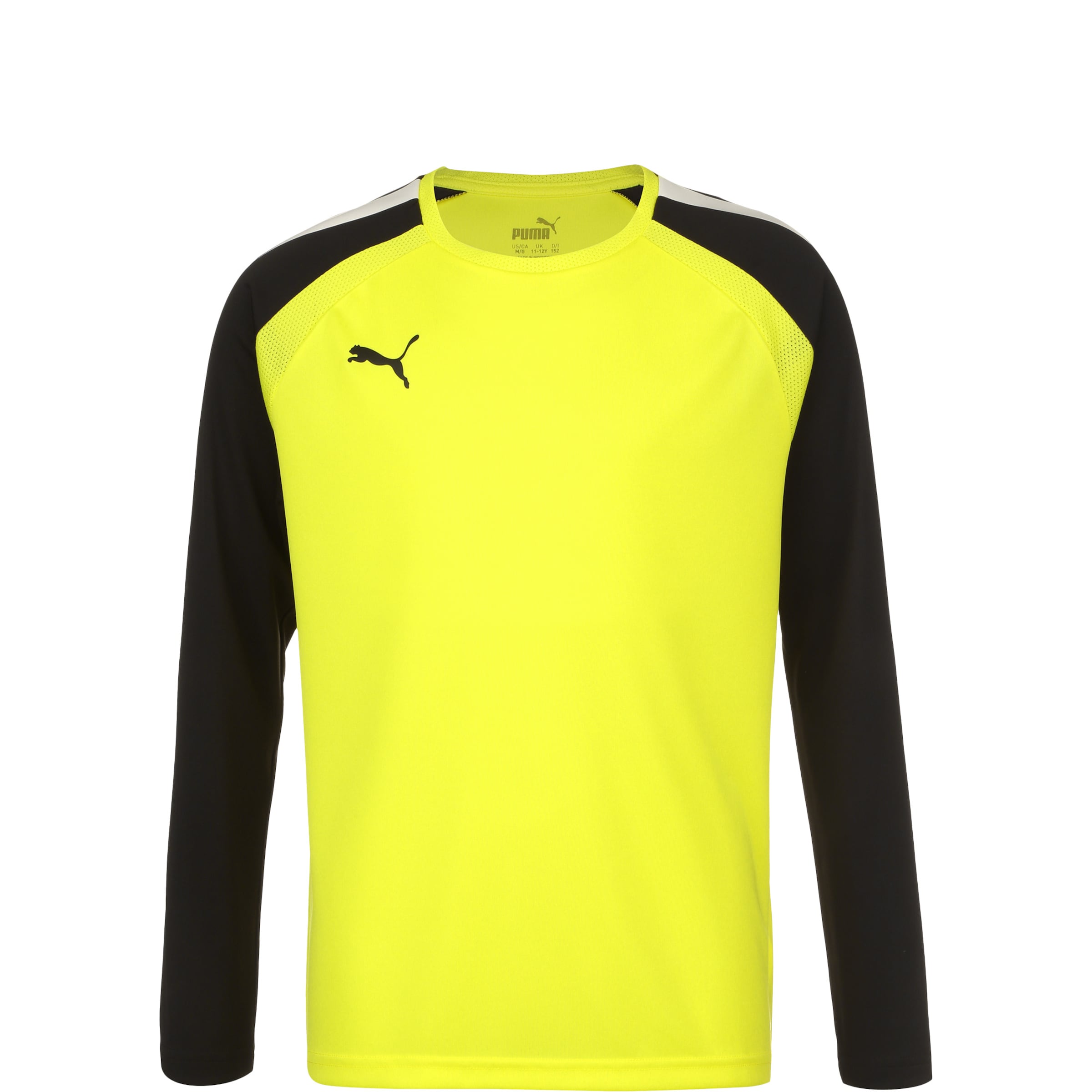 PUMA Performance Shirt 'Teampacer' in Yellow: front