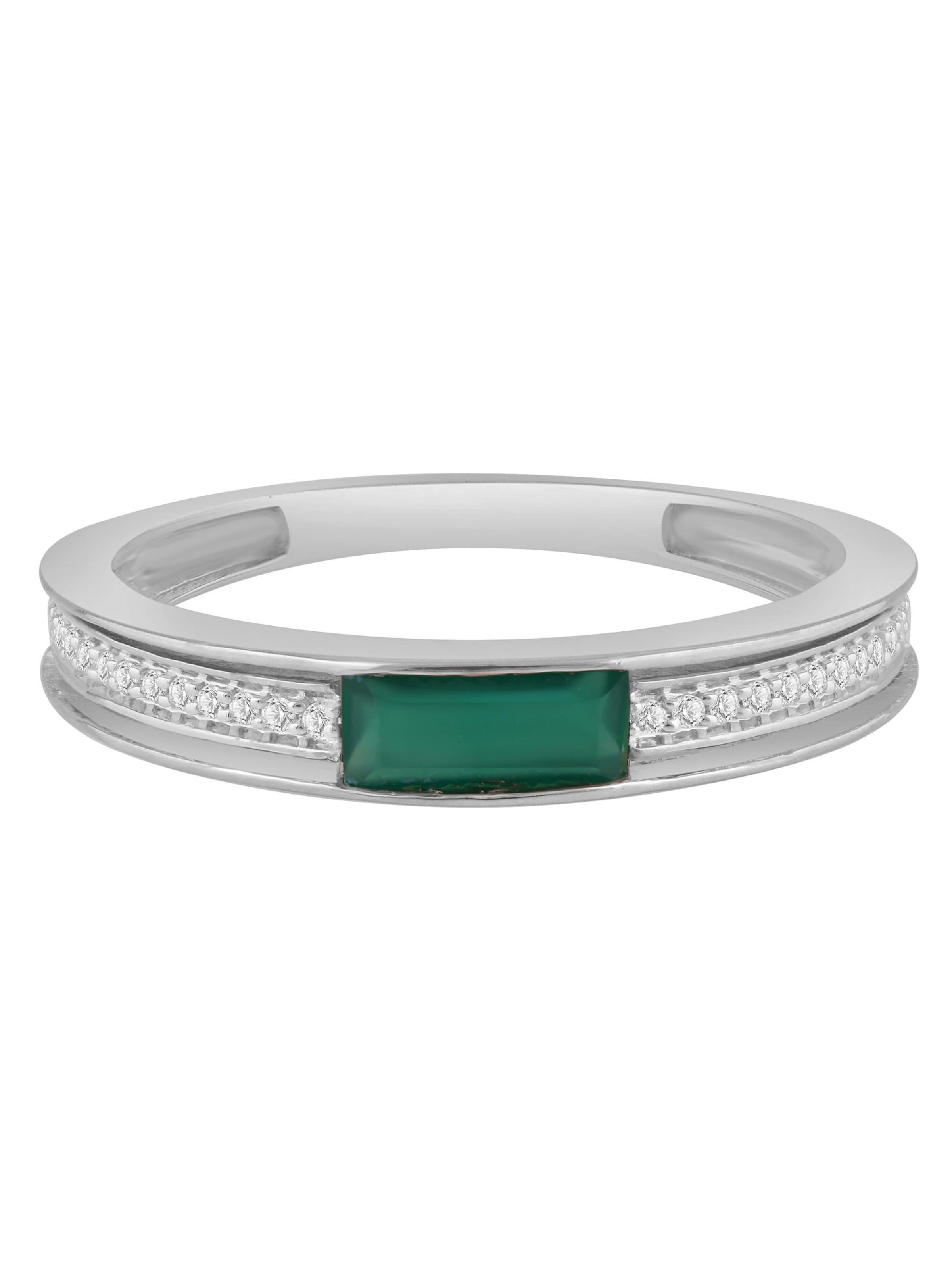 Diamant Exquis Ring in Silver: front