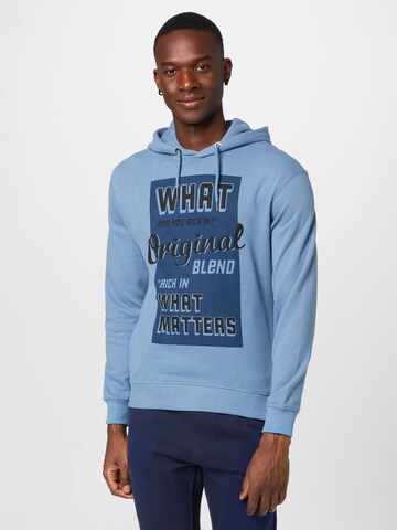 BLEND Sweatshirt in Blauw: voorkant