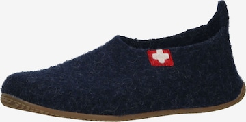 Living Kitzbühel Slippers in Blue: front