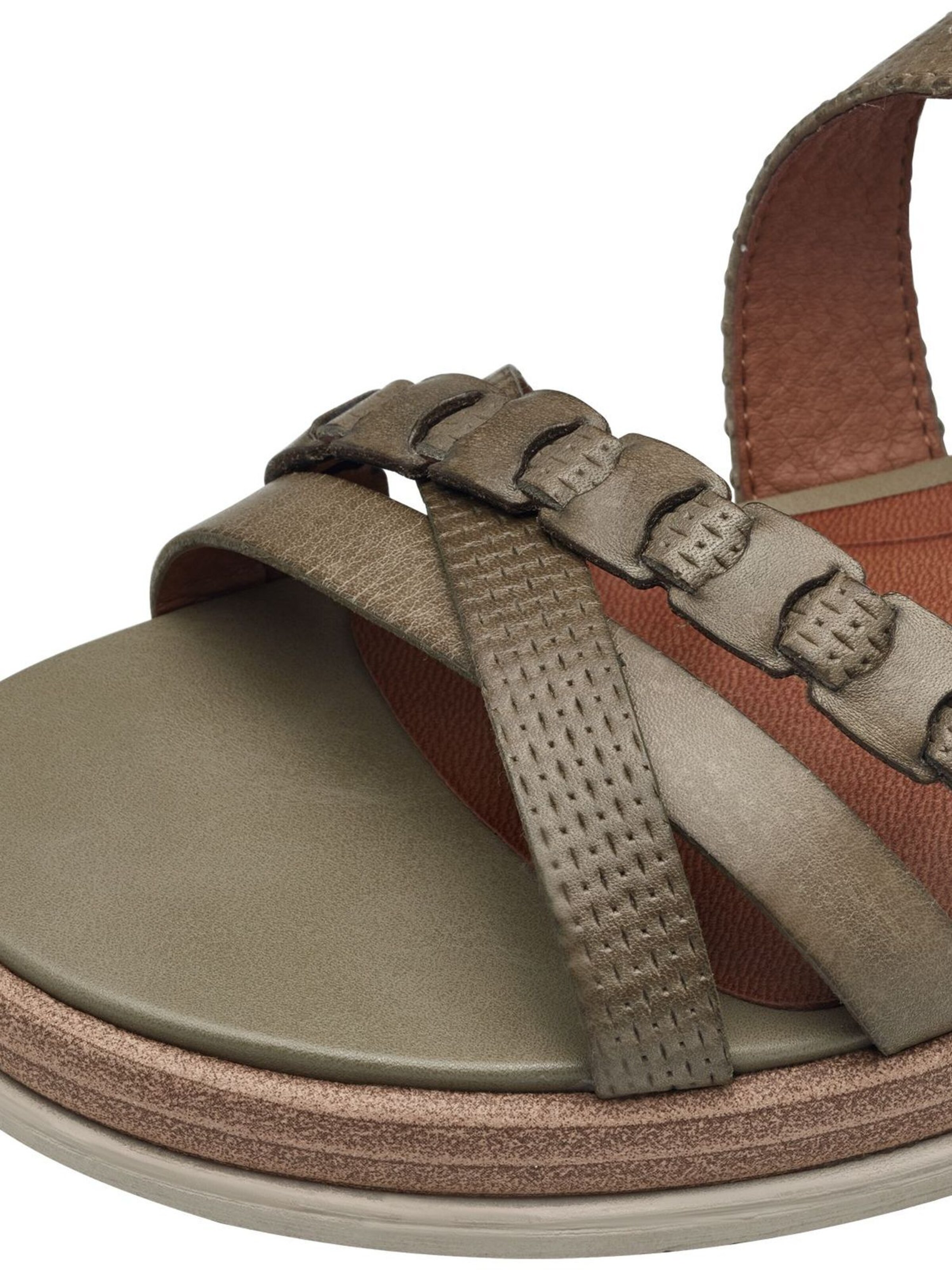 Tamaris Strap sandal in Green