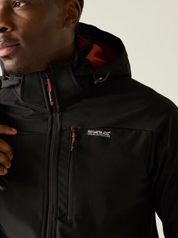 REGATTA Outdoor jacket 'Regatta Softshelljacke Arana' in Black