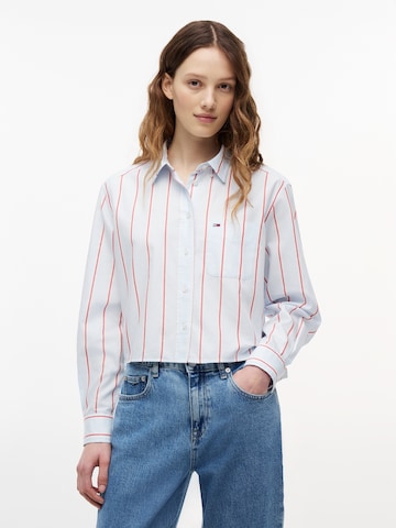 Tommy Jeans Блузка в Синий: спереди