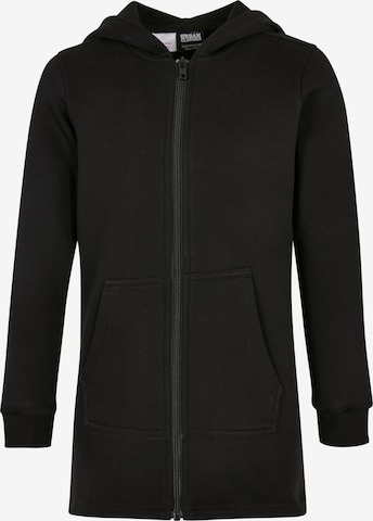 Urban Classics Sweat jacket in Black: front