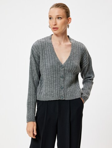 Koton Gebreid vest in Grijs