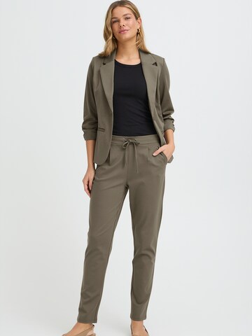 Fransa Normální Kalhoty se sklady v pase 'FRZASTRETCH 1' – zelená