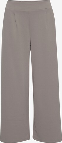 Pantaloni con pieghe 'KATE' di ICHI in beige: frontale
