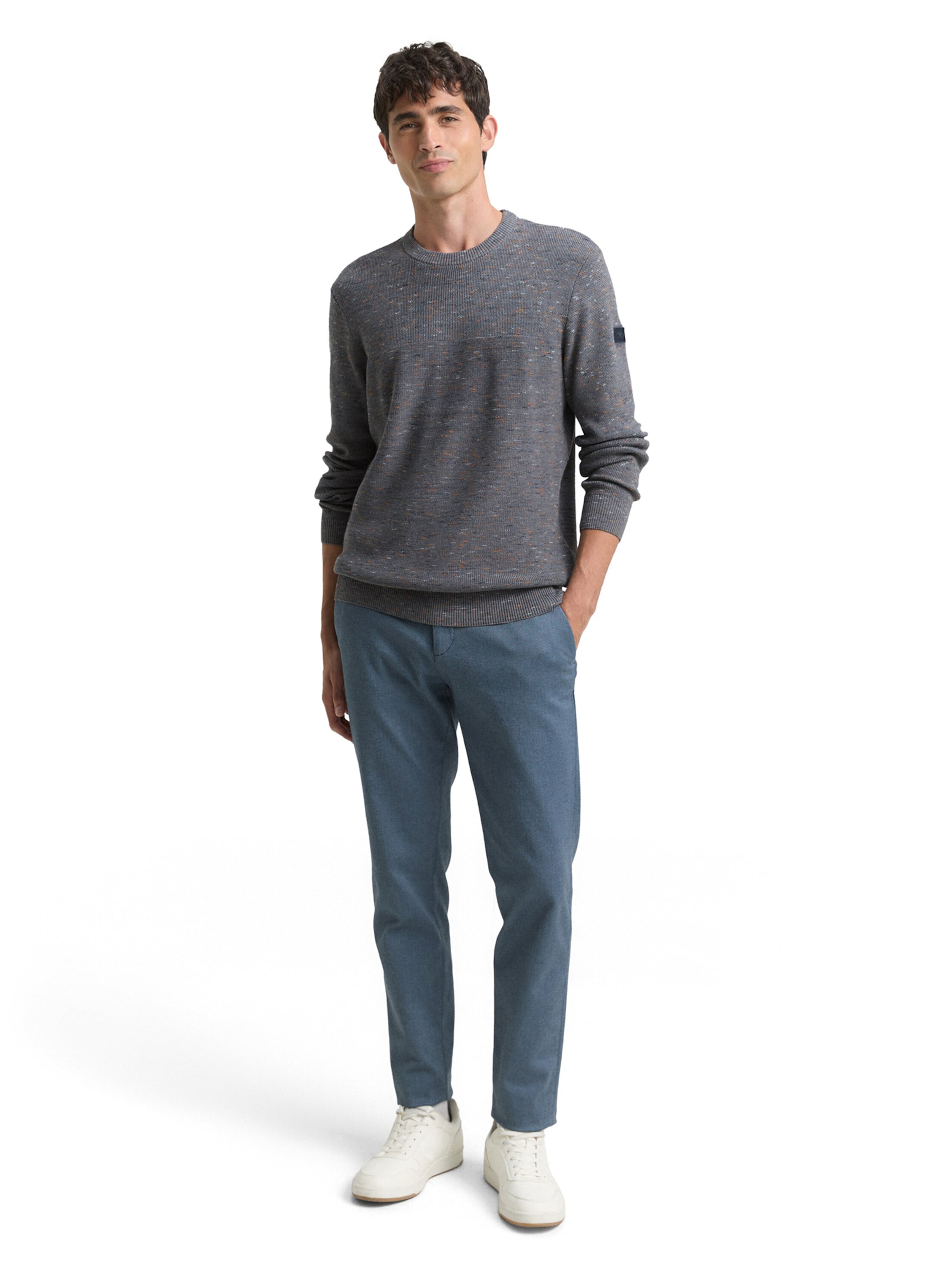 TOM TAILOR Pullover in Grau